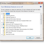How to Disable or Enable Windows Features in Windows 7