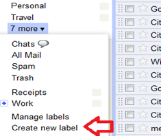 create new label in gmail
