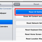 How to Reset iPad to Default Factory Settings