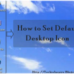 How to Set or Restore Windows XP Desktop Default Icons