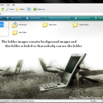 Add Background Image To Folder In Window Explorer