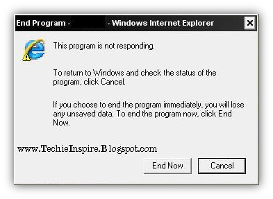 System hangs-hard disk low problem